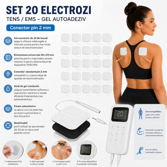 Tens Electrod M5xL5cm 20 Bucăți