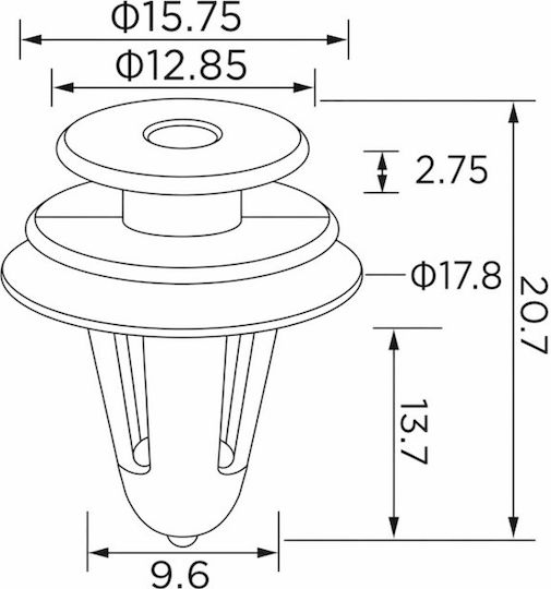 Epcrc542 Mounting Clips 10 Pcs