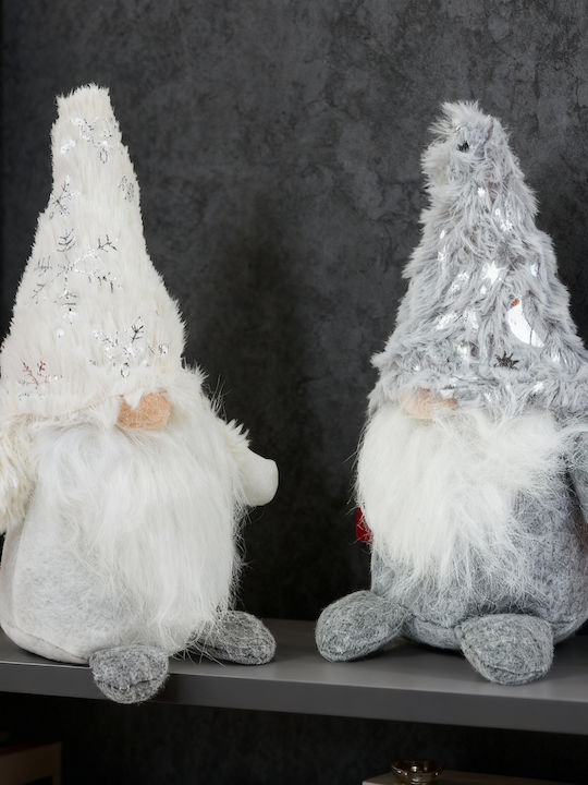 Skandinavischer Weihnachtszwerg 24 Cm Dekorative Textilfigur mit Bart