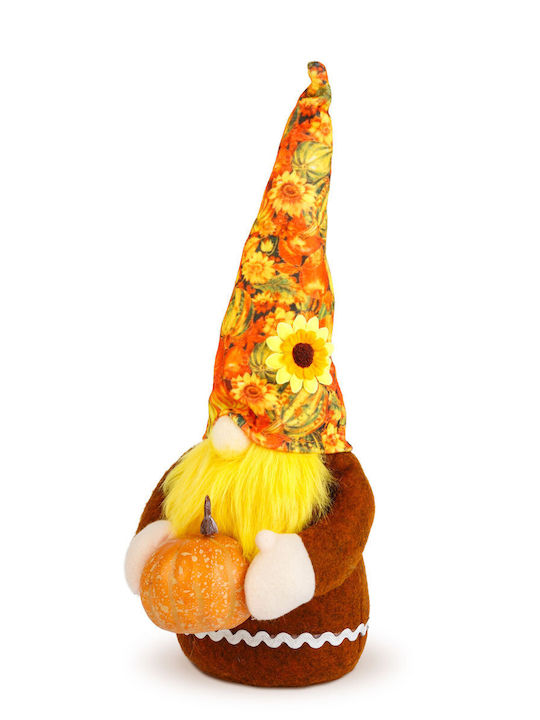 Autumn Decoration Gnome Pumpkin 35 Cm Textile Figurine