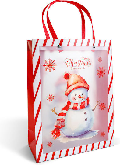 Geantă de Cadou de Crăciun Din Plastic 25x11x32 cm (Diverse Modele)