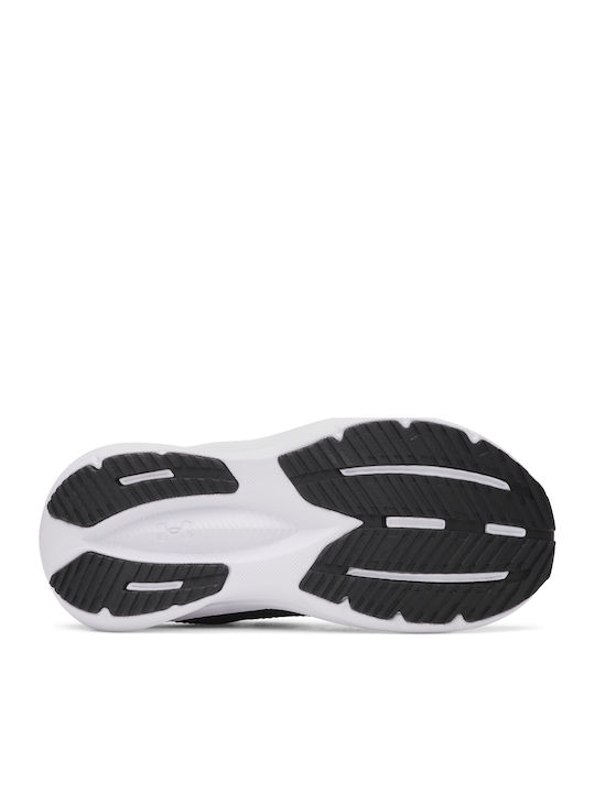 Kids Sports Shoes Running with Hook & Loop Closure Black