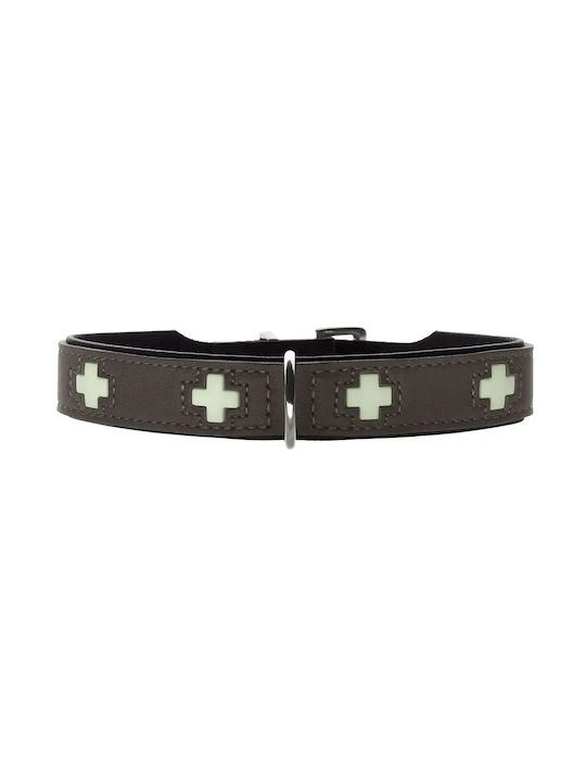 Кожен Ошийник За Куче Hunter Swiss Glow Medium Large