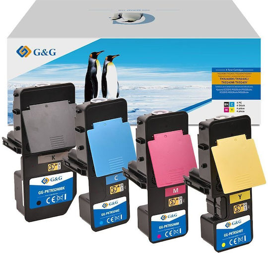 G&G G&G Kompatibler Toner Für Laser Drucker Kyocera Tk-5240k/c/m/y Mehrfarbige