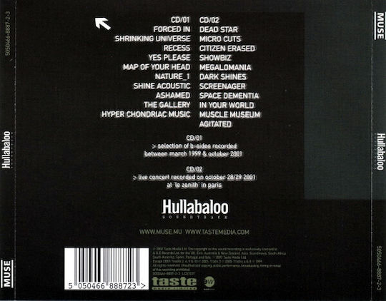 Muse Hullabaloo Soundtrack Cd Cd All Media