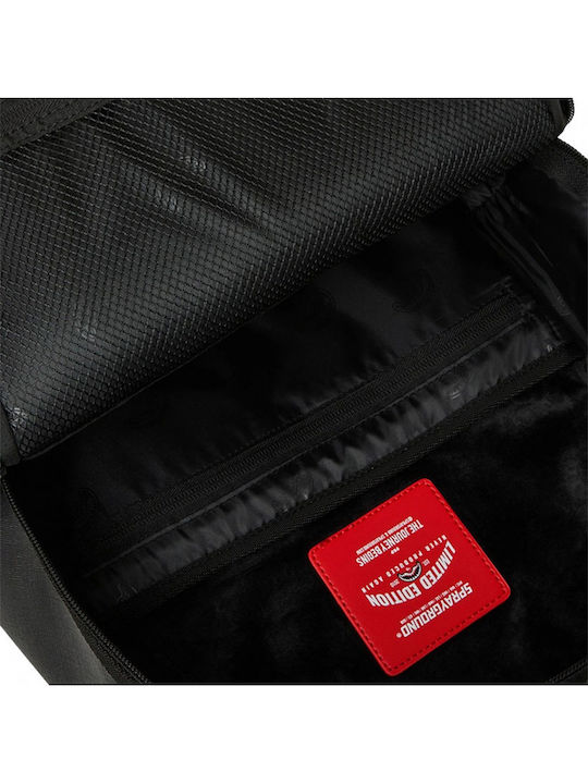 Sprayground Blacked Out Embossed Gold Tooth Ученическа раница за основно училище Златиста