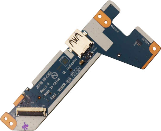 Laptop Flex Cable with Power Button for Lenovo Ideapad 3-17iau7 82rl V17 G3 Iap 82u1 V17 G4 Iru 83a2