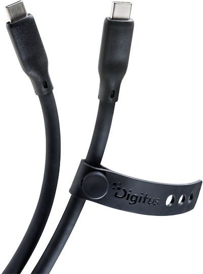 Digitus USB 4 Video Cable USB-C Male - USB-C 240W PD Black 1.5m AK-300350-015-S