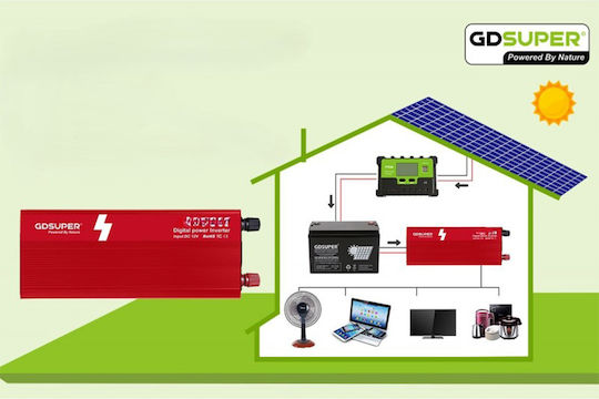 Car Inverter 360W Conversion 12V DC 220V AC Single-Phase GD-360W OEM