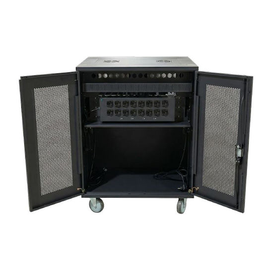 Avtek Επιδαπέδια Καμπίνα Rack Μαύρο 1MV158