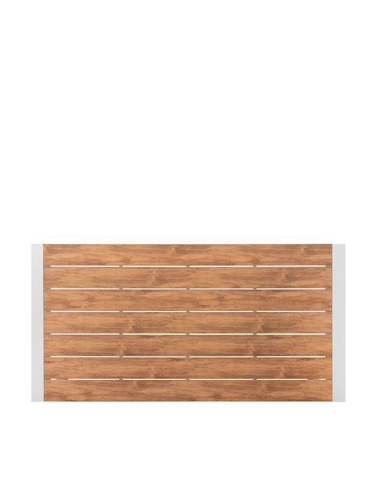 Set de Masă pentru Exterior Hilliard 5 Piese Alb