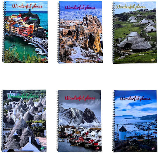 Caiete scolare import Spirală Caiet Matematică A4 70 Foi De Hârtie (Diverse Modele)