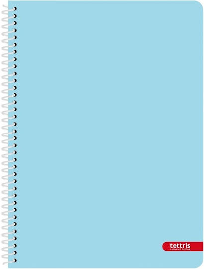 Tettris Spiral Notebook Ruled A4 60 Sheets 2 Subjects Colours