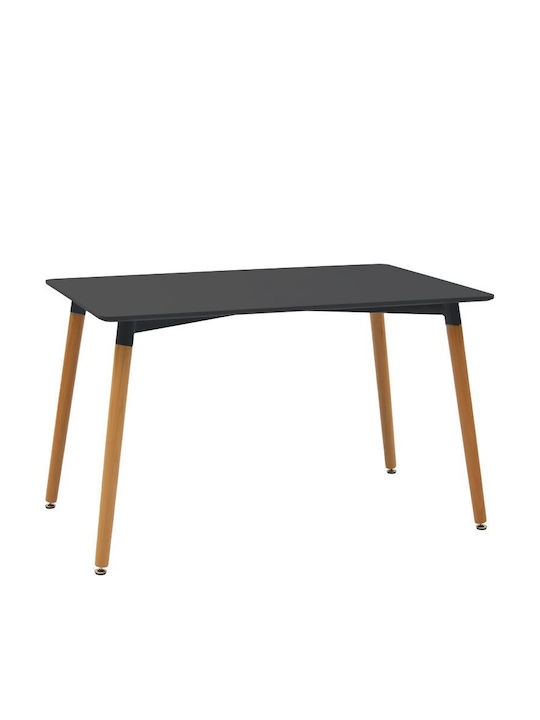Kitchen Table Gaston with 4 Chairs 120x80cm
