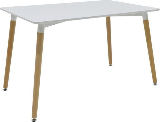 Τραπέζι Κουζίνας Parker με 4 Καρέκλες 120x80εκ.