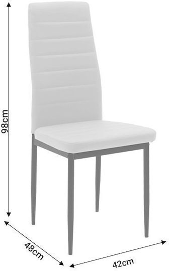 Pakketo Esszimmermöbel-Set Parker Mit 4 Stücken 80x80cm
