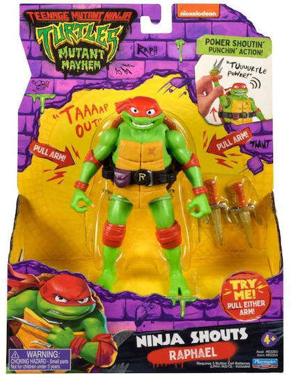 Actionfigur Mutant Mayhem Ninja Shouts Teenage Mutant Ninja Turtles 14cm