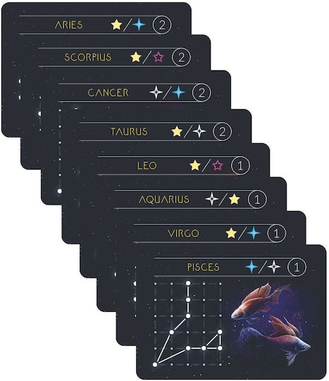 Επέκταση Παιχνιδιού Night Sky Explorers: Zodiac Mini για 2-5 Παίκτες 10+ Ετών (EN) Lucrum Games