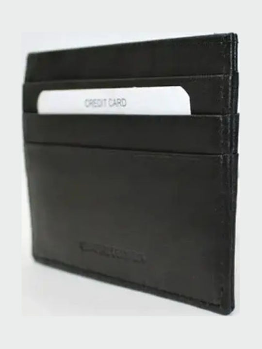 Leather Men's Cards Wallet Blue