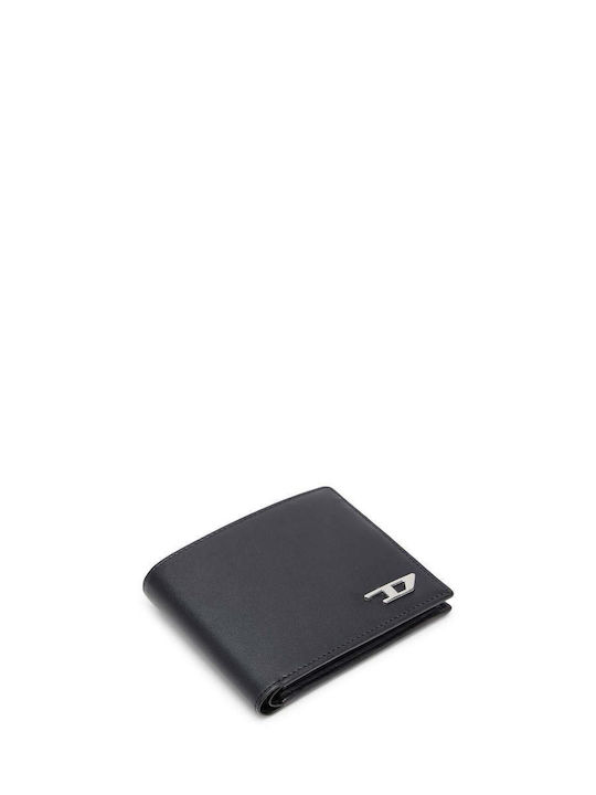 Leather Men's Coin Wallet Black