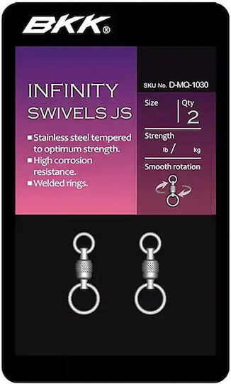 Bkk Infinity Swivel Wire Split Ring No5