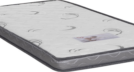 Triplon Kinderbett Koje Einzeln mit Stauraum mit Matratze mit Schiebebett Weiß 90x190cm