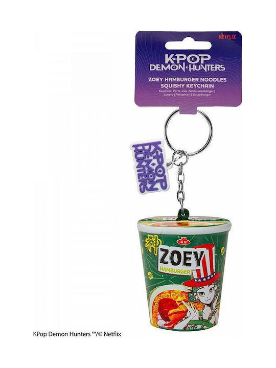 Squishy Ключодържател K-pop Demon Hunters Noodle Cup Zoey Hamburger Squishy Ключодържател K-pop Demon Hunters Noodle Cup Zoey Hamburger
