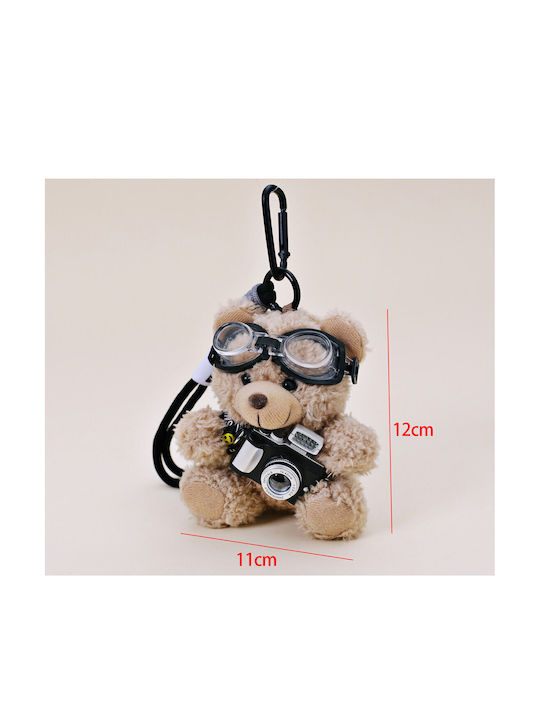 Plushy Keychain Decorative Bag Bear Camera 88476-2