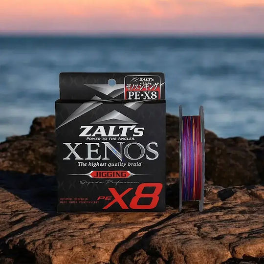 Angelschnur Zalt’s Xenos X8 Jigging Mehrfarbig 300m 0.171mm Pe#1
