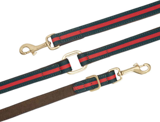 William Walker Foldable Dog Leash Lead Leather 1.5cm