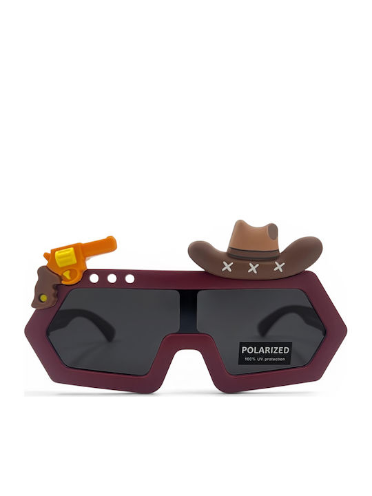 Kiddos Άθραυστα Polarized Παιδικά Γυαλιά Ηλίου Μπορντό