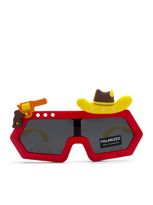 Kiddos Άθραυστα Polarized Παιδικά Γυαλιά Ηλίου Κόκκινα