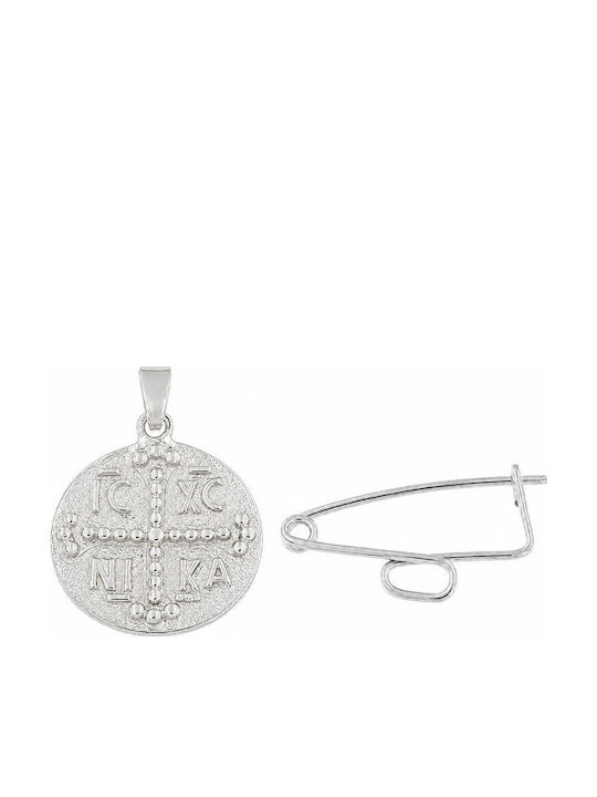 Ios Pendant Constantine Coin Silver