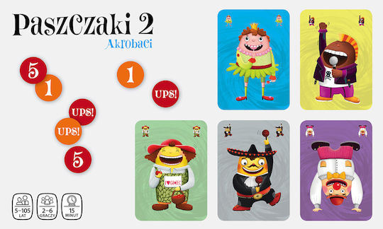 Επιτραπέζιο Παιχνίδι Paszczaki 2 Acrobats για 2-6 Παίκτες 5+ Ετών (PL) Nasza Ksiegarnia