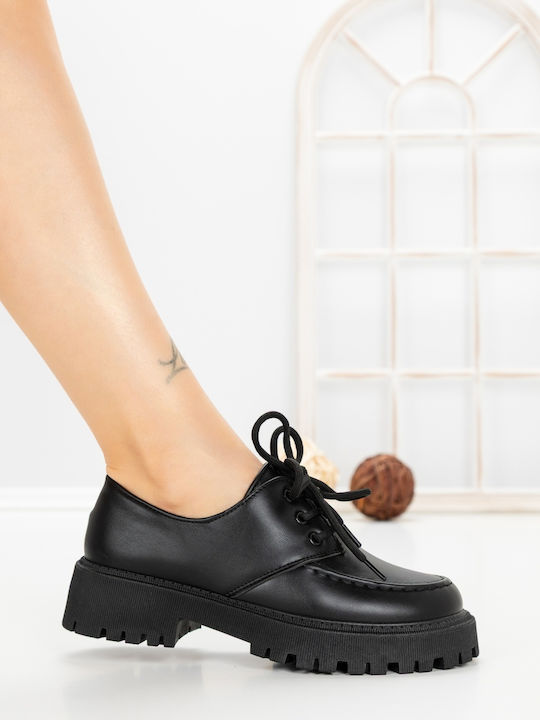 Damen Oxfords in Schwarz Farbe