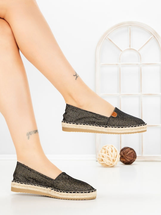 Espadrile Dama În Culoare Neagră