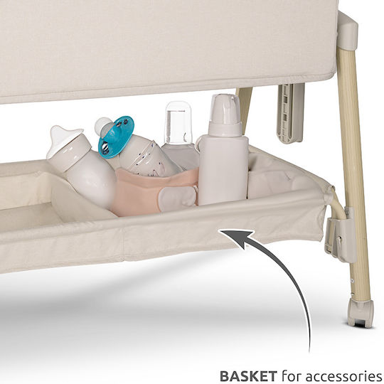 Lorelli Babywiege Millie mit Matratze und Rädern Rosa