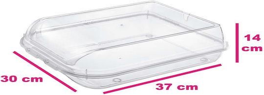 Storage Box Boots Transparent Stackable Ventilated Plastic Organizer Wardrobe Shoe Storage Travel Dust & Odor Protection 37 X 30 X 14 Cm