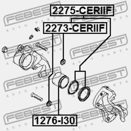 Бутало на Спирачен Апарат Преден Hyundai Ix35/Tucson 10 2009-2013 Gen 58112-1h000