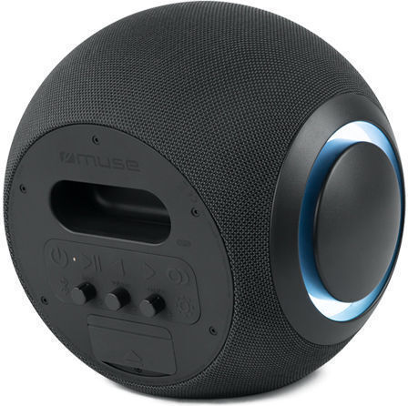 Muse M-960 Bluetooth Lautsprecher 300W mit Betriebszeiten bis zu 12 Stunden Schwarz