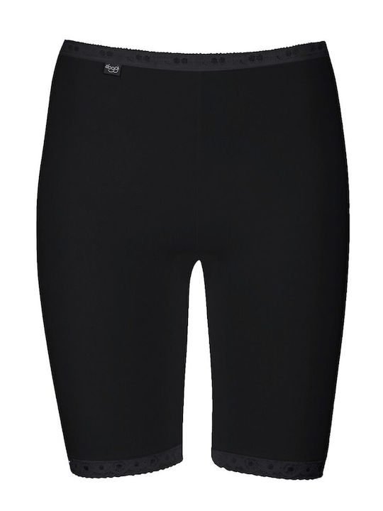 Sloggi Basic Long Straffende Boxer Schwarz