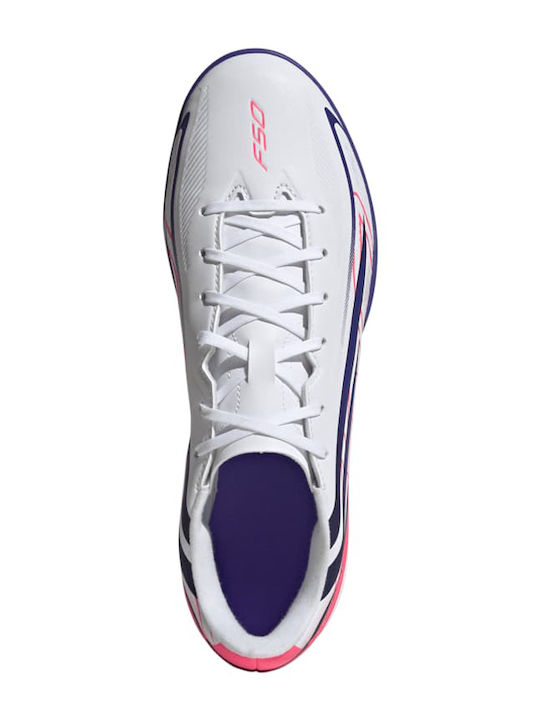 adidas F50 Hyperfast Club TF Футболни Обувки С Гумена Подметка Бели