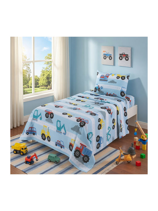 Casa Colori Kinder Kissenbezüge Set 50x70cm Mehrfarbig