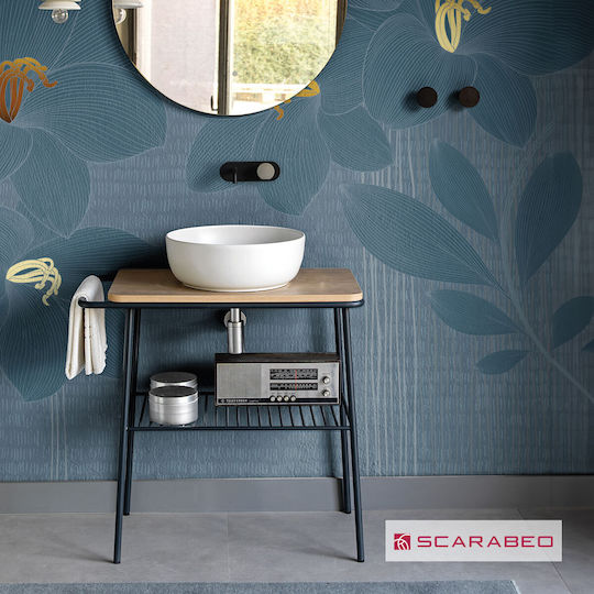Scarabeo Πάγκος χωρίς Νιπτήρα Wood/ardesia
