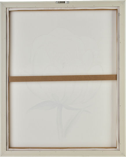 Inga Комплект 2 Картини 40x50см Бял Цвете