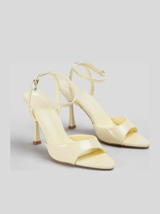Sandale Elegante Damă Galbene