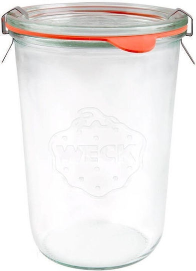 Weck Σετ Γυάλινα Δοχεία Φαγητού Πράσινα 14.7x10cm 6τμχ