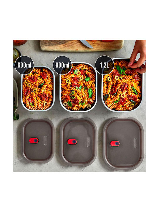 Black+Blum Inox Lunch Box Black 3pcs