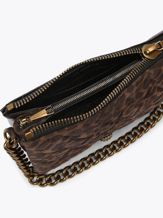 Kensington Fabric Women's Pouch Shoulder Brown