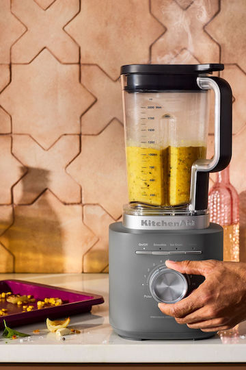Kitchenaid Μπλέντερ με Πλαστική Κανάτα 2 lt 1200W Γκρι 5KSB2073EDG
